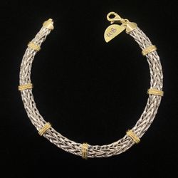 $900 Two Tone Gold Bracelet 