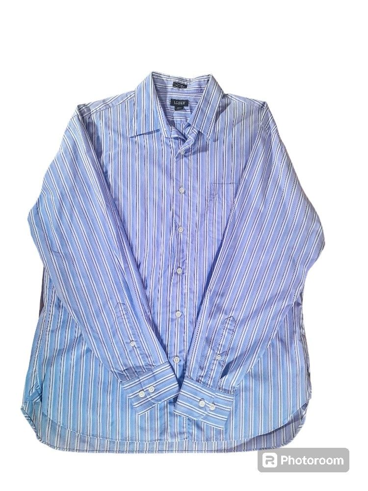 Men's J.Crew Long Sleeve Button Down Shirt Size 16-16.5