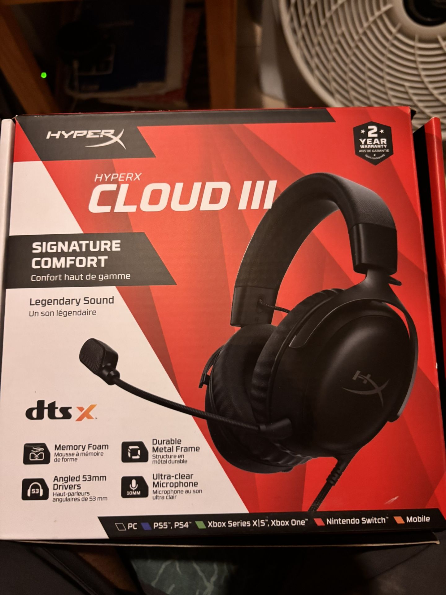 Hyper x Cloud 3 Wired Headphones