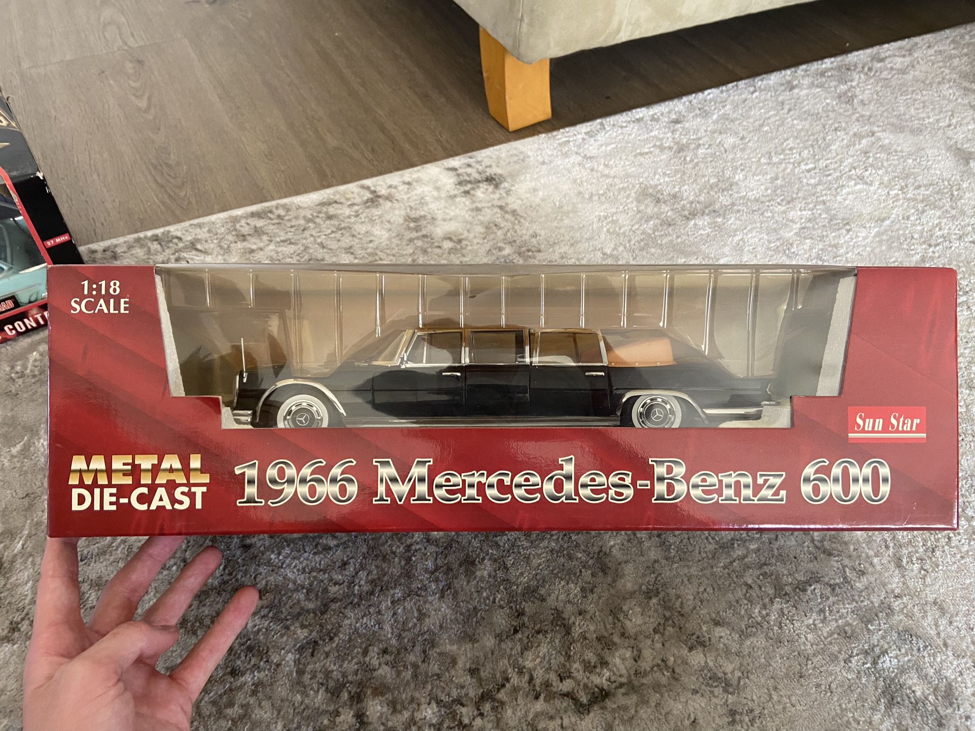 1966 Mercedes Benz 600 Die Cast Model Car