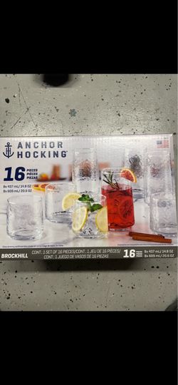 Anchor Hocking 16 Glasses