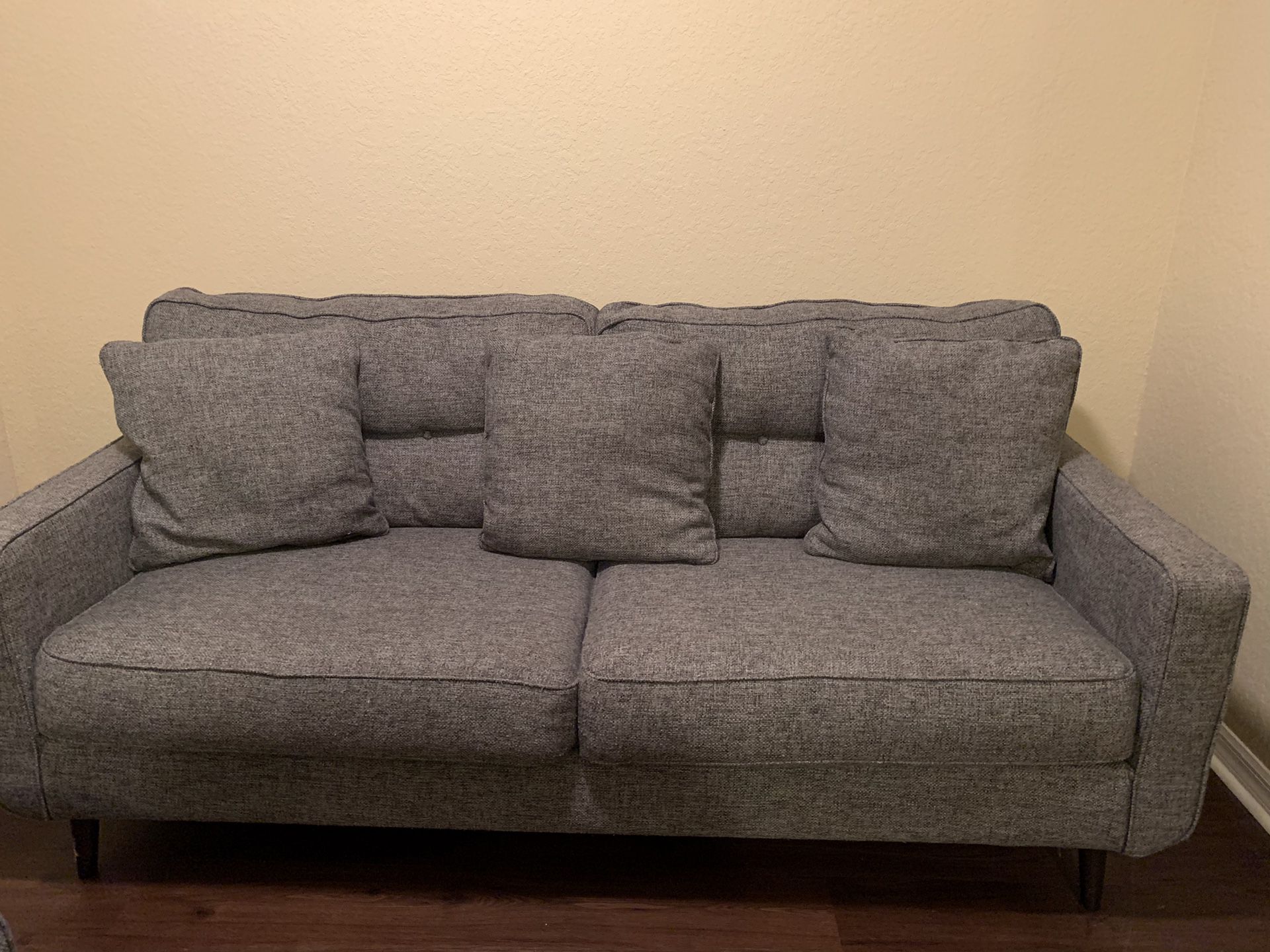 Loveseat and Chaise light grey