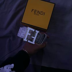 Fendi belt with box and dust bag