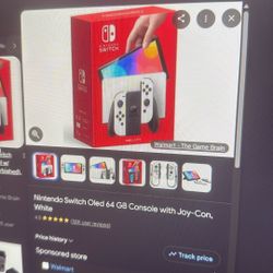 Gently Used Nintendo Switch OLED White 