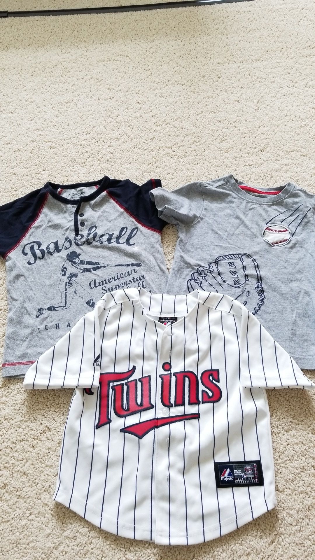 Boy 4T sport tshirts. 3 items.
