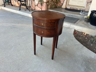 Vintage Round End Table