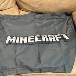Minecraft Bedroom Set Sheets, Comforter, Desk lamp 