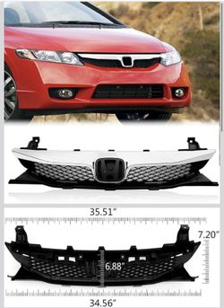 New in Box Front upper grill Honda Civic