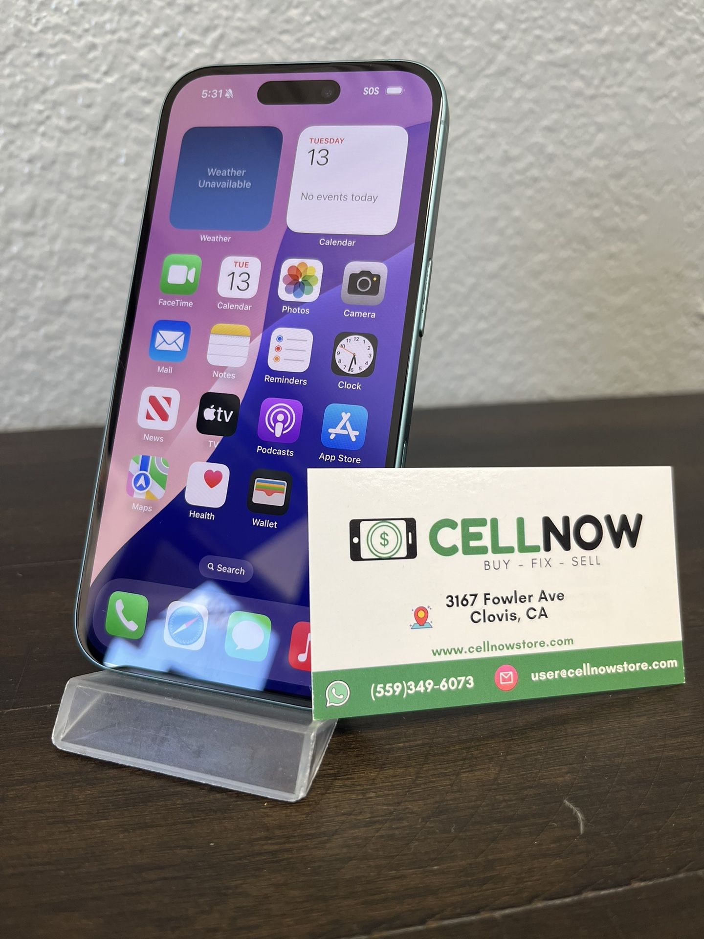 iPhone 16 Unlocked 128GB - Teal