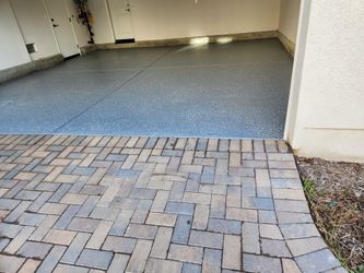 BEAUTIFUL Epoxy Coating Installed In Your Garage In 1 Day 5 Year Warranty Against Peeling 