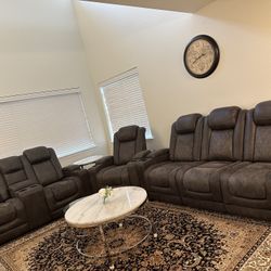 Sofa, Loveseat and Recliner 