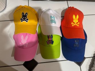 Psycho Bunny Baseball Caps – Set of 6