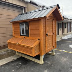 Custom Built 4x6 Gable Roof Chicken Coop