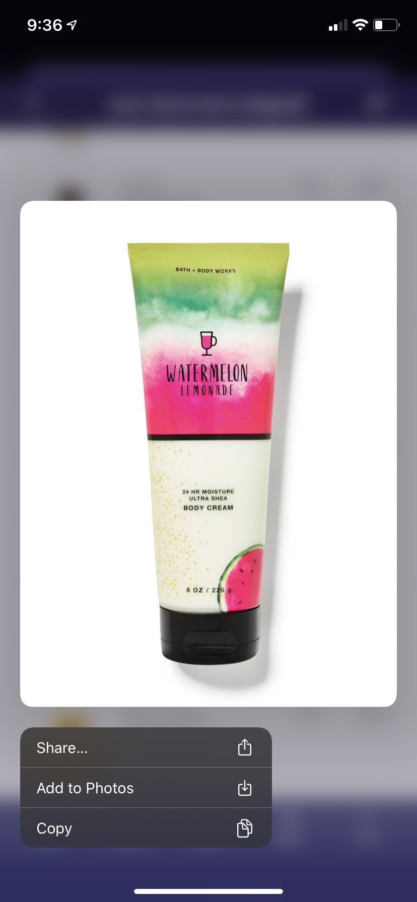 Watermelon Lemonade Ultra Shea Body Cream 8 oz
