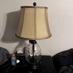 2 Vintage, Oliva Dark Oil Bronze Lamp by Ashley Furniture.