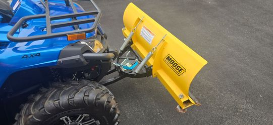 CFMoto CF500 ATV with plow