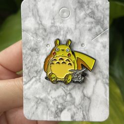 Totoro x Pikachu Pokemon Anime Pin