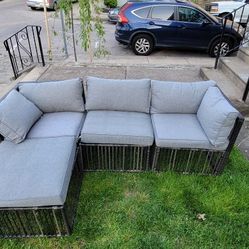 74.8'' Wicker Outdoor Patio Set