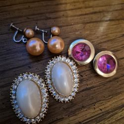 Vintage Earrings Lot
