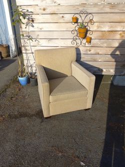 Beige Sofa Arm Chair