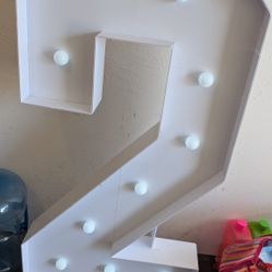 Marquee Numbers 4 Feet Tall Big Light Up Numbers 2nd 21st 25th Birthday Decorations Girl Boy Graduation Decorations 2025 White Anniversary Party Decor