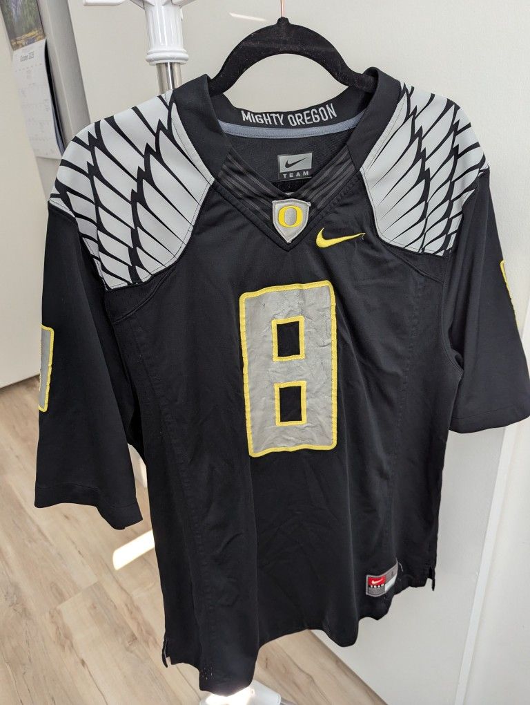 Nike Oregon Ducks #8 Black Jersey