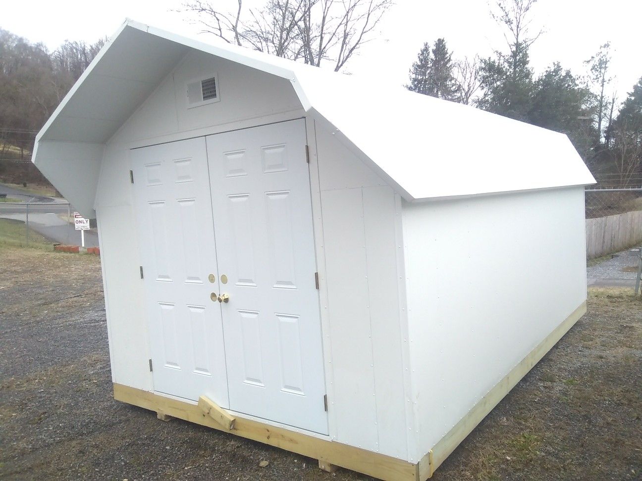 10x16 Insulated Storage Building Portable Shed Yard Barn PreWired for