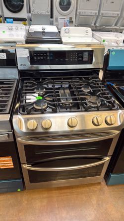LG gas range with double oven 30”