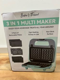 3-in-1 Grill & Sandwich Maker – Melt, Press & Cook Meat in Minutes