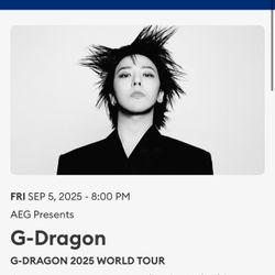 G-Dragon 2025 World Tour Los Angeles