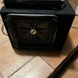 Subwoofer And amplifier