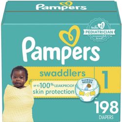 Pampers Swaddlers Size 1• 198 count