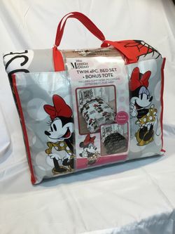 Minnie mouse comforter, set