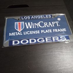 LA Dodgers License Plate Frame
