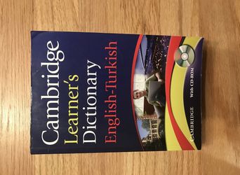 Learning English Cambridge Learner’s Dictionary English-Turkish, with it’s software CD included