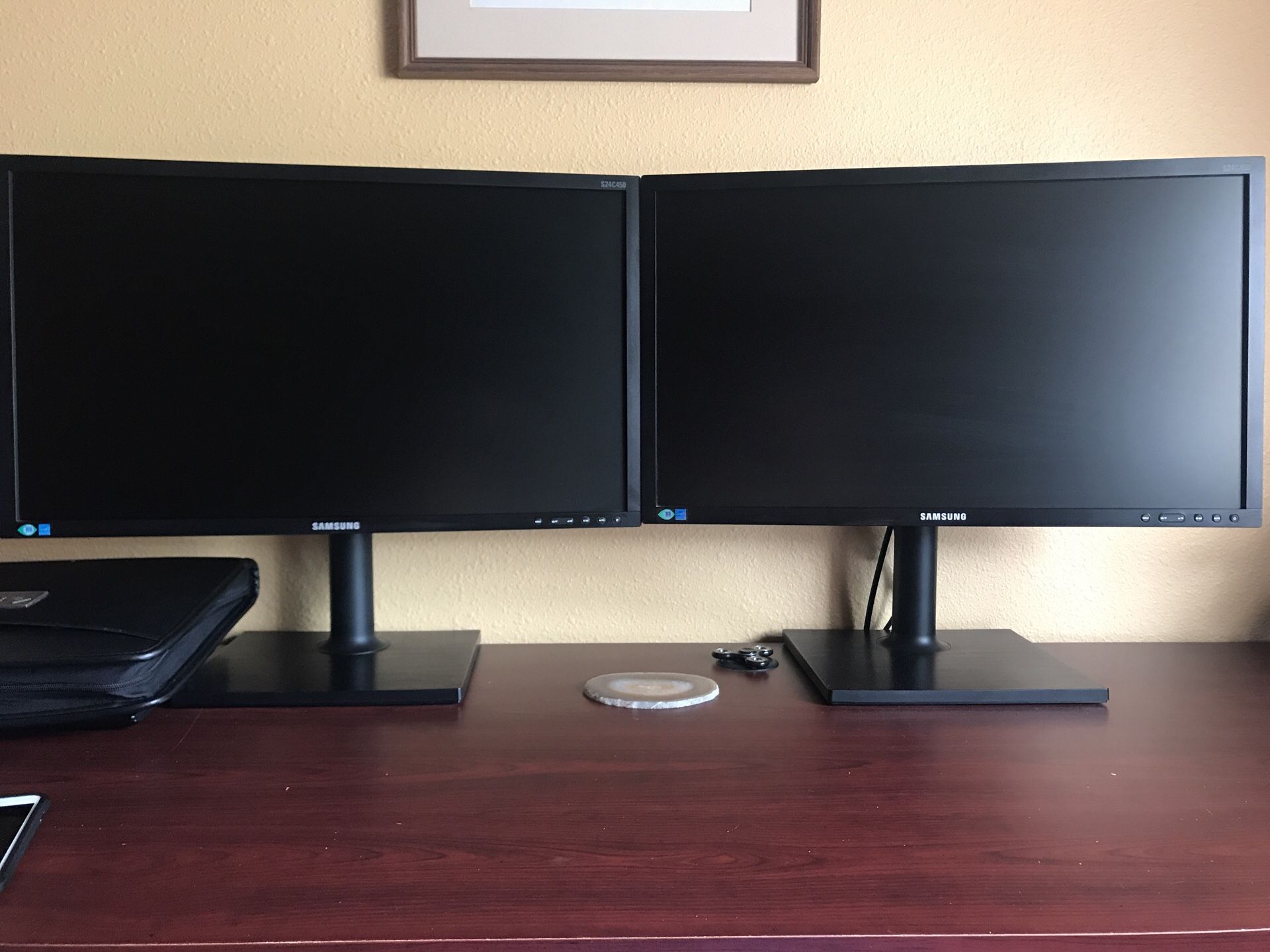 2 - Samsung 24” LCD Monitors S24C450