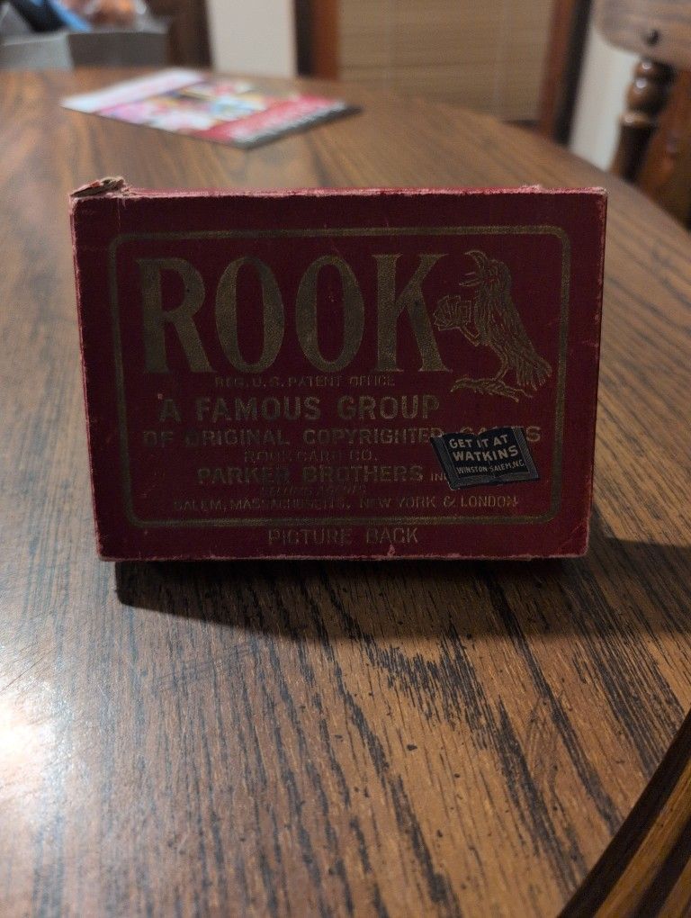 Original Copyrighted Rook Card Company