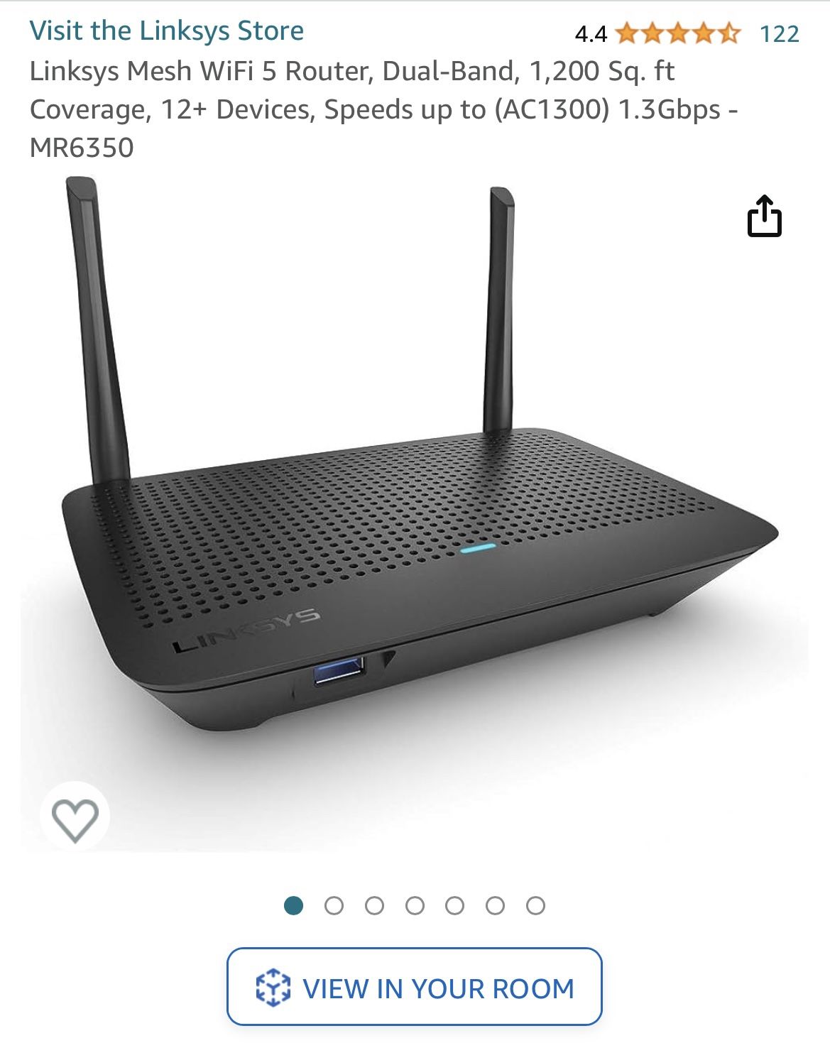 Linksys Mesh Router MR6350