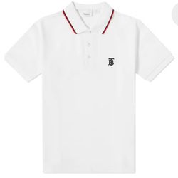 Burberry Logo Embroidered Polo Large 