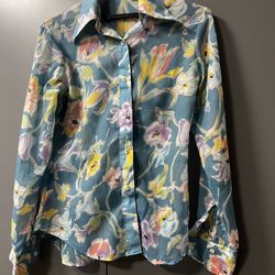 70s Vintage Button Up Shirt