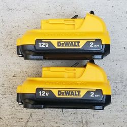 Dewalt 12v Batteries 2.0 Ah Brand New Price For Both 