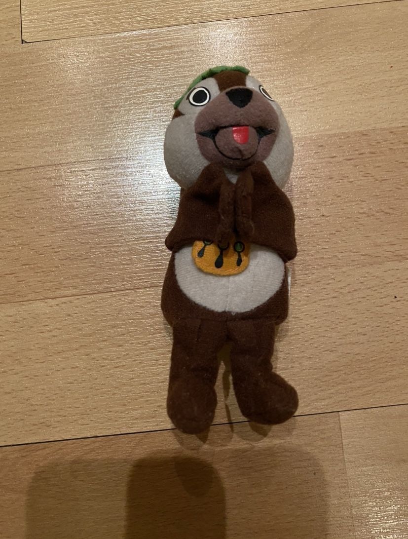 RARE 2000 Polynesian Chip 6" McDonald's EUROPE Plush Figure Disney Chip & Dale