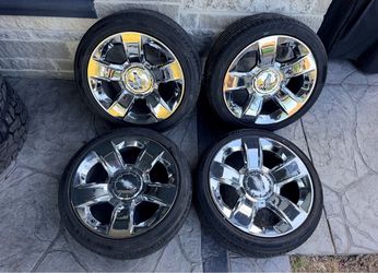 20’ Silverado Yukon Denali Tahoe Suburban LTZ Wheels Tires 6 Lug