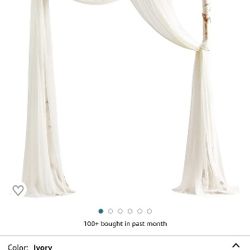 Wedding Arbor Drapes
