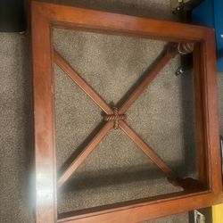 Coffee Table With The Glass 