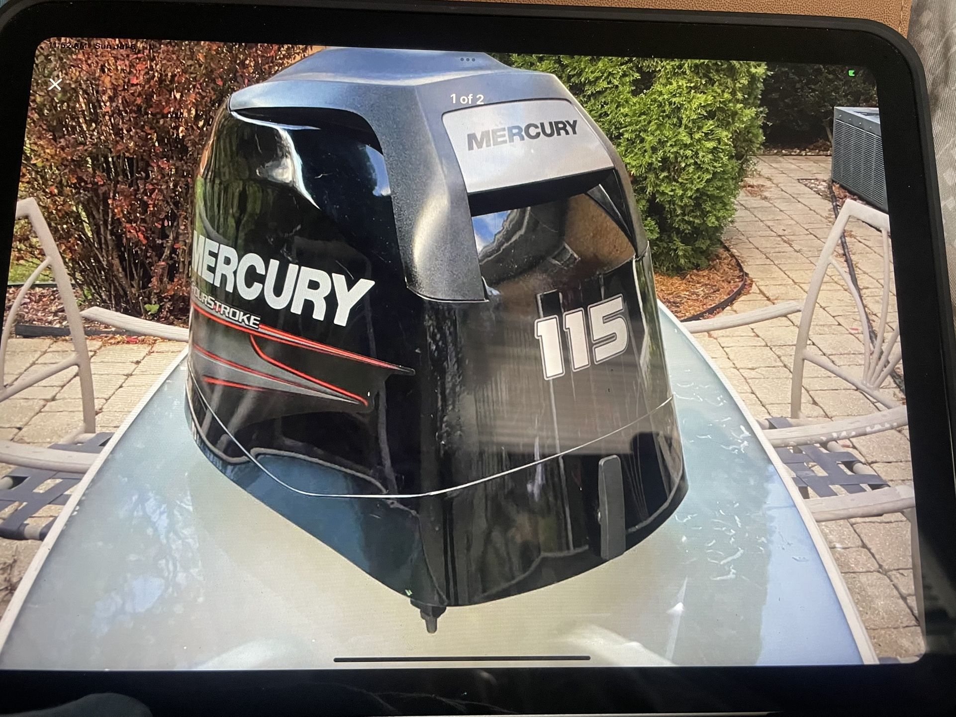 Mercury Boat 115-75 Top Cowling Cover