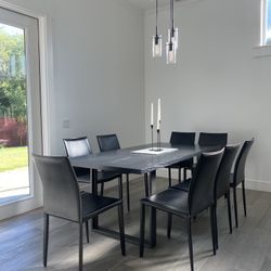 West Elm Tompkins Industrial Dining Table (74", 36")