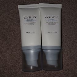 2 bottles, skin1004 hyalu-cica sun serum spf 50 pa++++