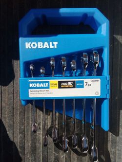 Kobalt Pro90 Ratcheting Wrench Set 7pc Metric