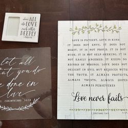 Wedding/love Decor 
